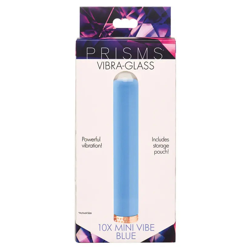 Prisms Vibra Glass 10x Smooth Glass Bullet-Blue My Store