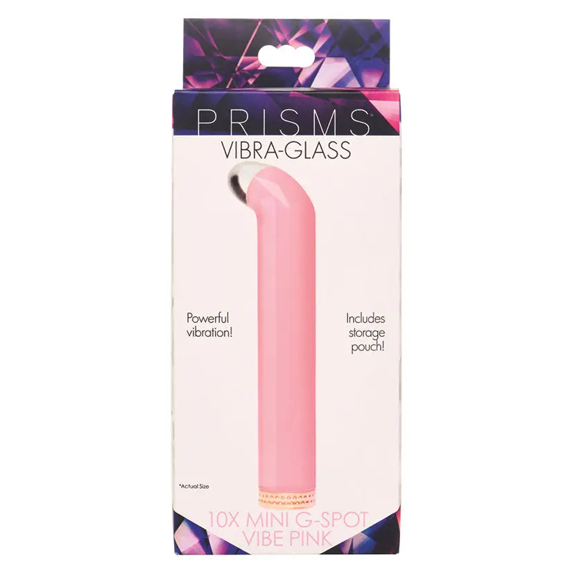 Prisms Vibra Glass 10x Curved Glass Bullet-Pink My Store
