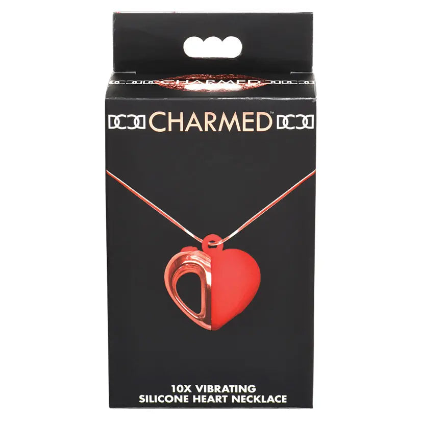 Charmed Vibrating Silicone Heart Necklace My Store