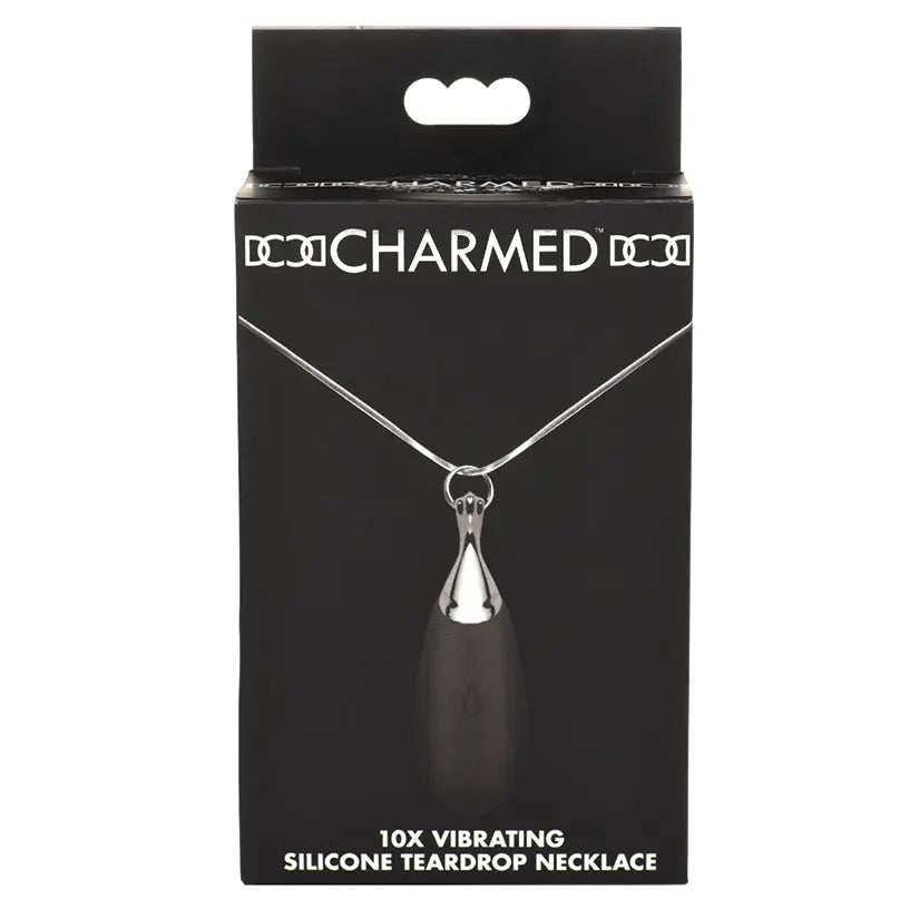 Charmed Vibrating Silicone Teardrop Necklace My Store