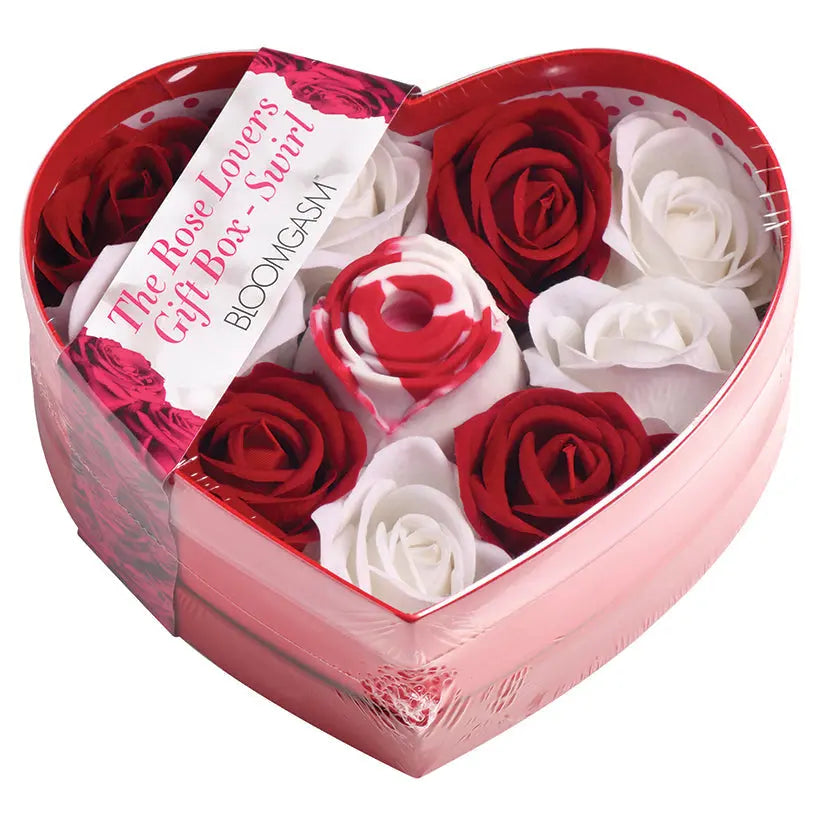 Bloomgasm Sucking Rose Heart Box-Red/White My Store