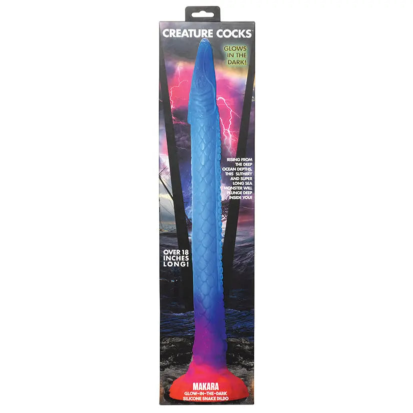 Creature Cocks Makara Glow In The Dark Snake Dildo My Store