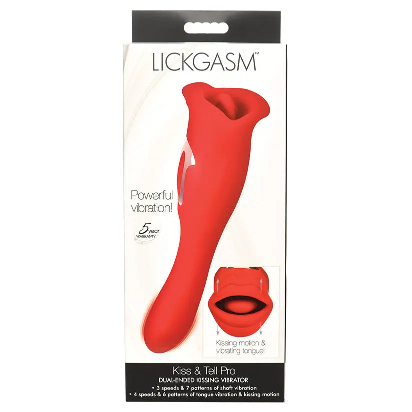 Lickgasm Kiss and Tell Pro Dual Ended Kissing Vibrator My Store