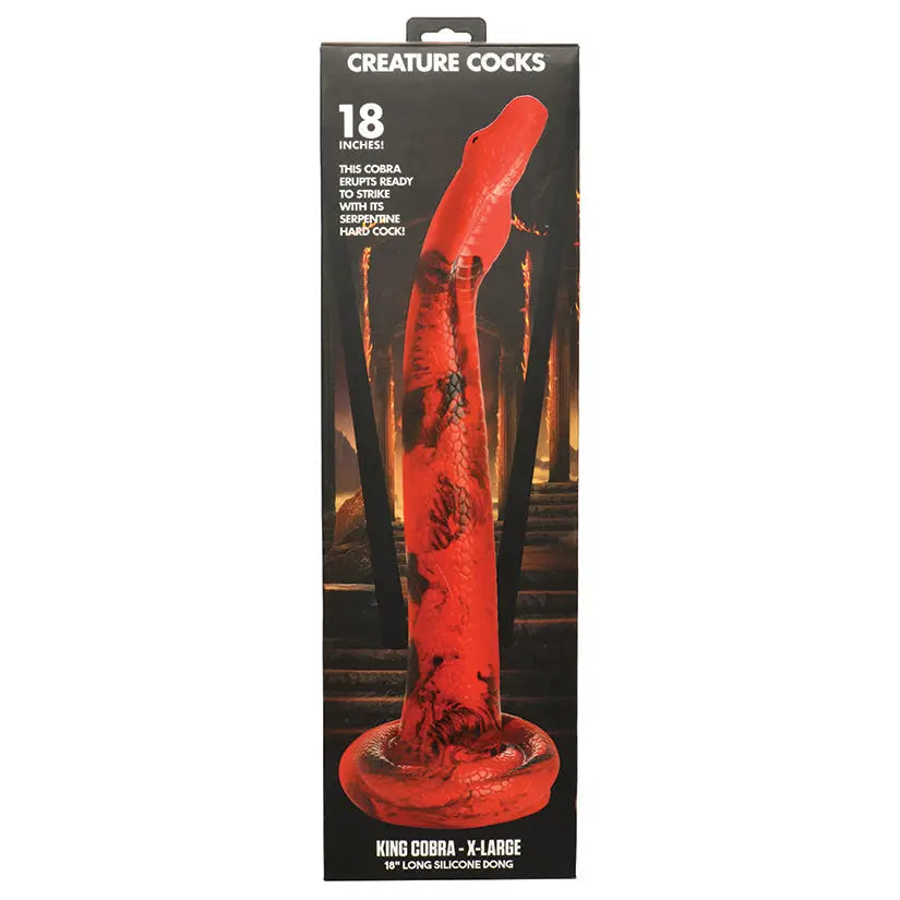 Creature Cocks King Cobra Long Silicone Dildo X-Large 18 My Store