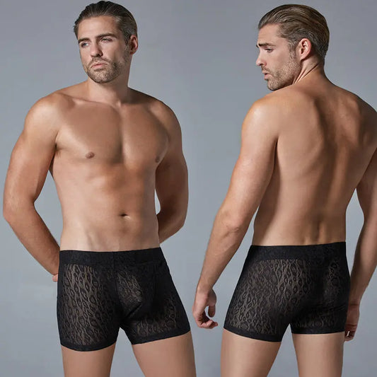 Luca Leopard Boxer-Black S/M-Boxed My Store