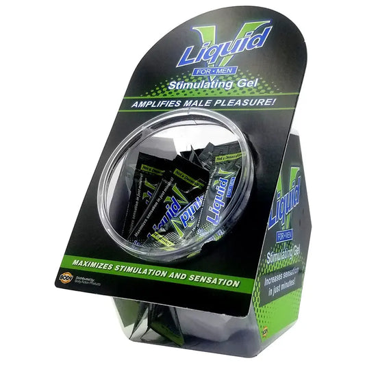 Liquid V For Men Stimulating Gel Foil Display of 50 My Store
