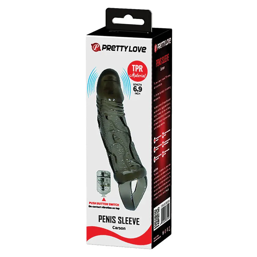 Pretty Love Carson Penis Sleeve-Black My Store