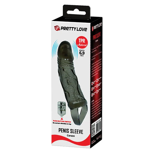 Pretty Love Carson Penis Sleeve-Black My Store