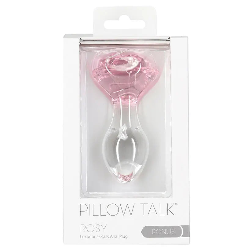 Pillow Talk Rosy Glass Anal Plug My Store