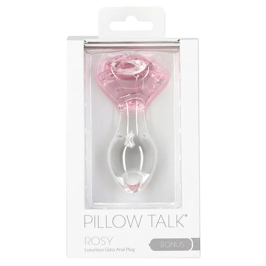 Pillow Talk Rosy Glass Anal Plug My Store