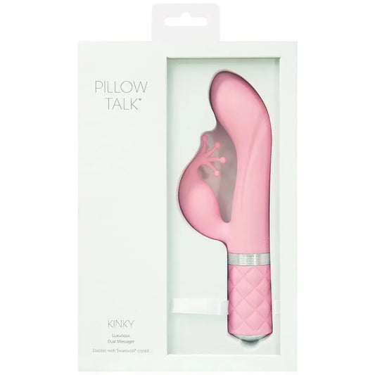 Pillow Talk Kinky Dual Massager-Pink 8.5 My Store