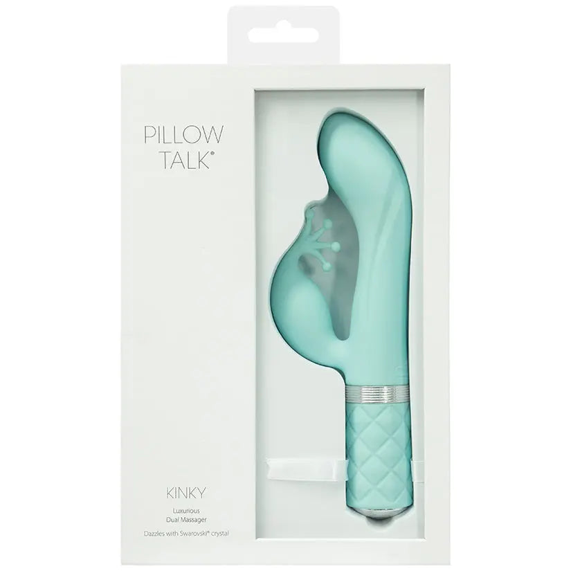 Pillow Talk Kinky Dual Massager-Teal 8.5 My Store