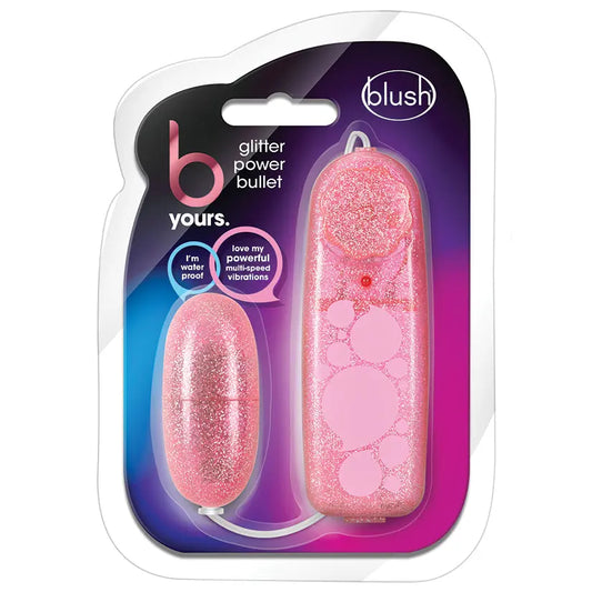 B Yours Glitter Power Bullet-Pink My Store