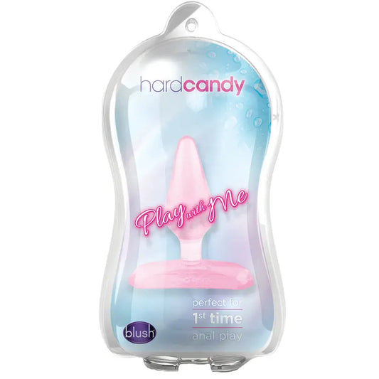 Play With Me Hard Candy Anal Plug-Pink My Store