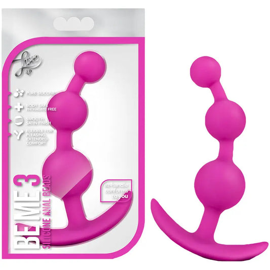 Luxe Be Me 3 Anal Plug-Pink My Store
