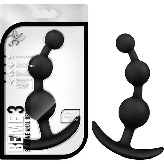 Luxe Be Me 3 Anal Plug-Black My Store