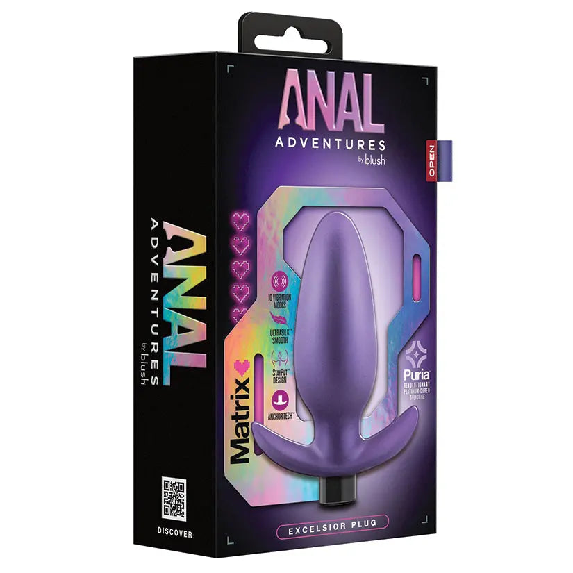 Anal Adventures Matrix Excelsior Plug-Astro Violet My Store