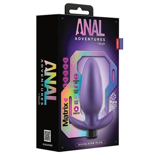 Anal Adventures Matrix Excelsior Plug-Astro Violet My Store