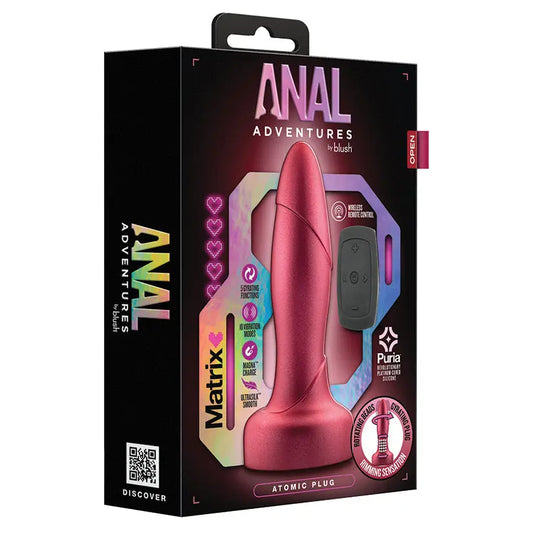 Anal Adventures Matrix Atomic Plug-Martian Wine My Store