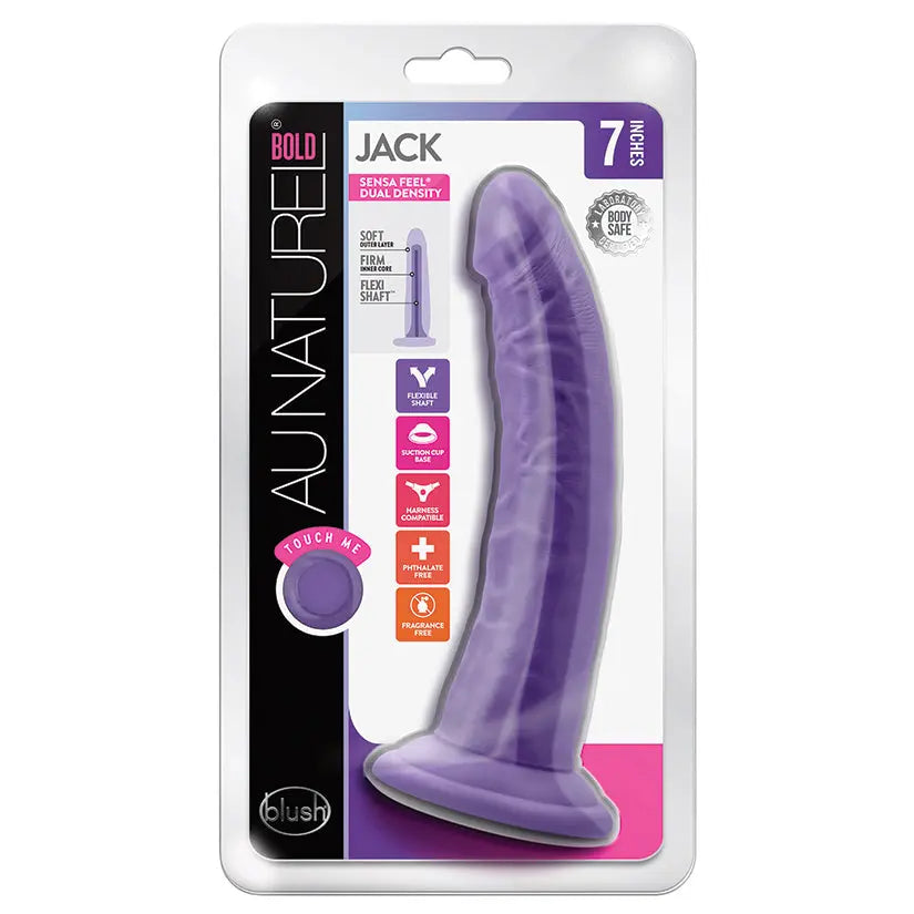Au Naturel Bold Jack Dildo-Purple 7 My Store