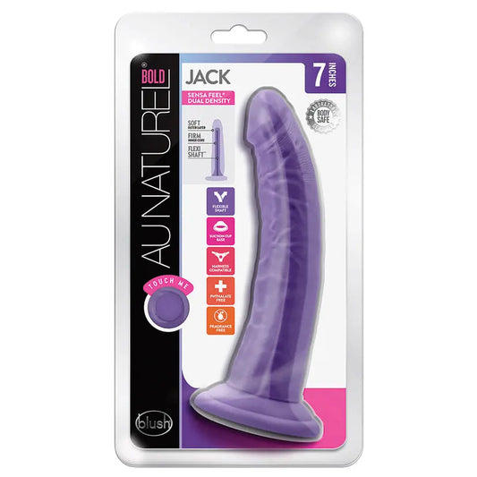 Au Naturel Bold Jack Dildo-Purple 7 My Store