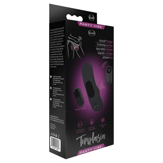 Temptasia Remote Control Panty Vibe-Black My Store