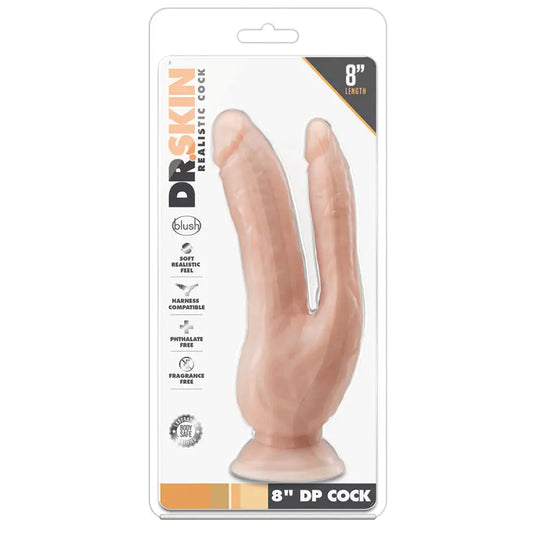Dr. Skin 8" DP Cock-Vanilla My Store