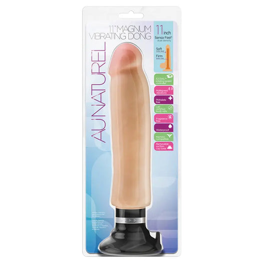 Au Naturel Magnum Vibrating Dong-Beige 11 My Store