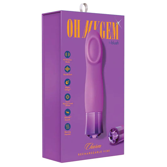 Oh My Gem Charm-Amethyst My Store