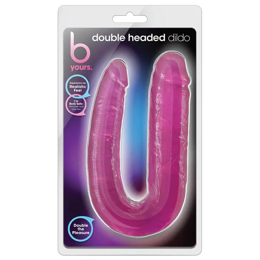 B Yours Double Headed Dildo-Pink 18 My Store