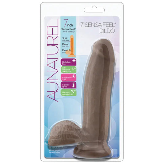 Au Naturel Sensa Feel Dildo-Chocolate 7 My Store