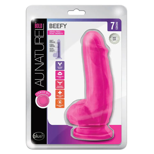 Au Naturel Bold Beefy Dildo-Pink 7 My Store