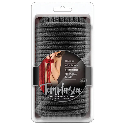 Temptasia Bondage Rope-Black 32ft My Store