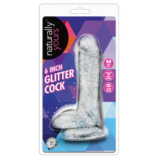 Naturally Yours Glitter Cock-Clear 6 My Store