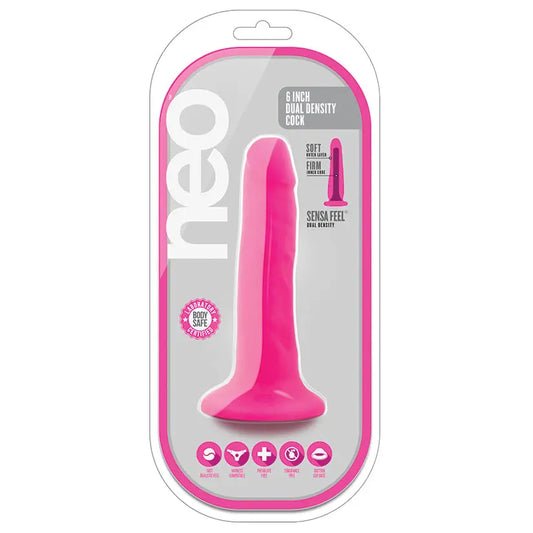 Neo Dual Density Cock-Neon Pink 6 My Store