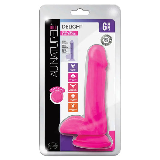 Au Naturel Bold Delight Dildo-Pink 6 My Store