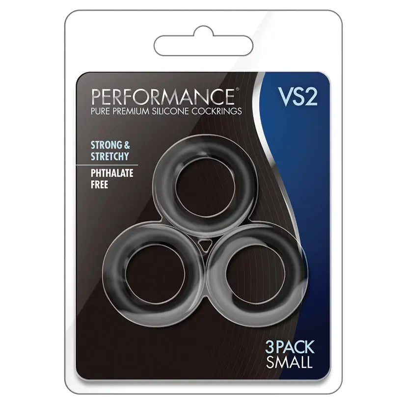 Performance VS2 Pure Premium Cockrings Small-Black My Store