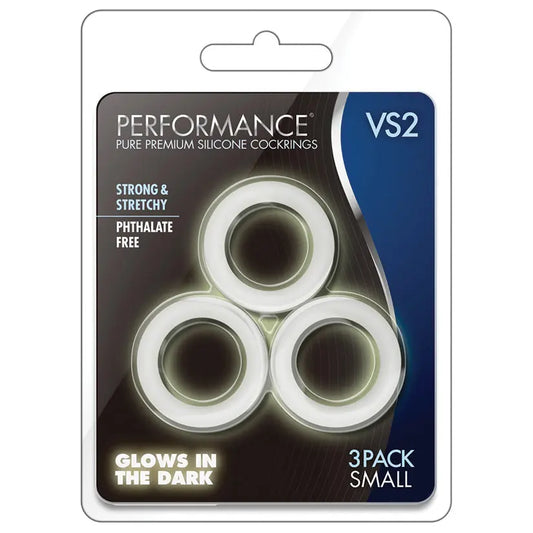Performance VS2 Pure Premium Cockrings Small-GITD My Store