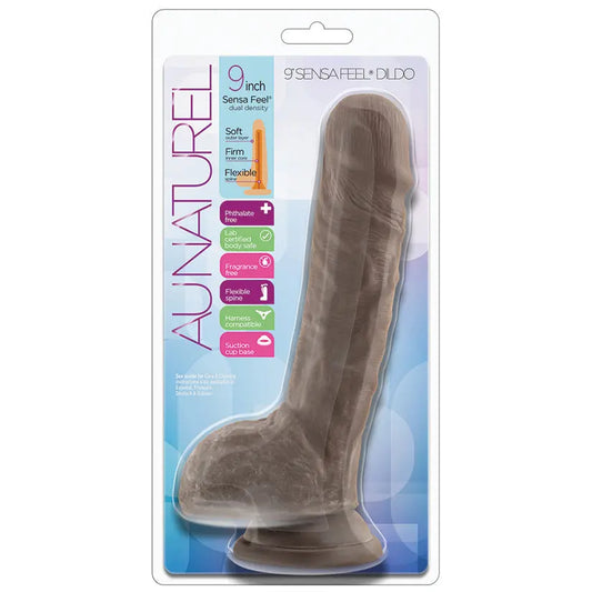 Au Naturel Sensa Feel Dildo-Chocolate 9 My Store