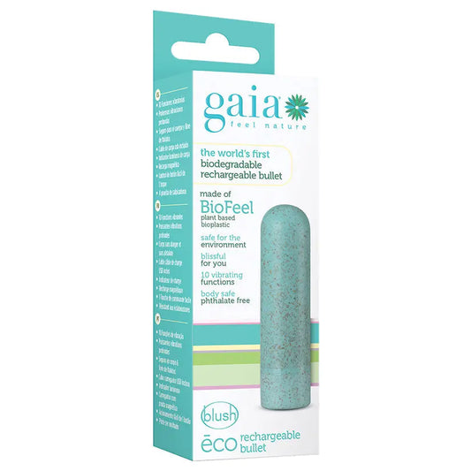 Gaia Eco Rechargeable Bullet Aqua My Store