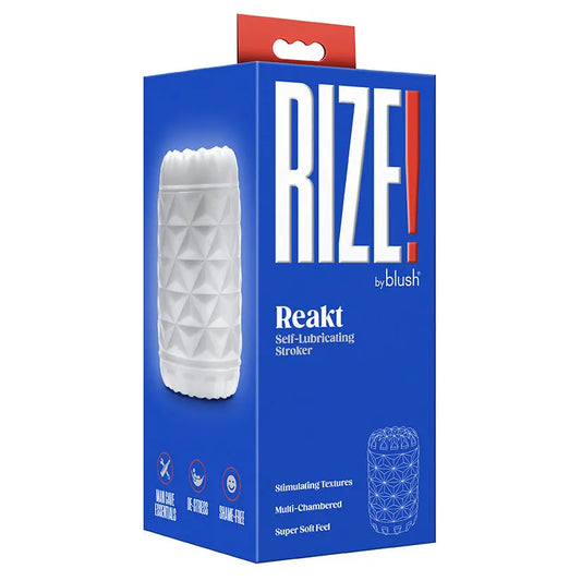 Rize Reakt Self Lubricating Stroker-White My Store