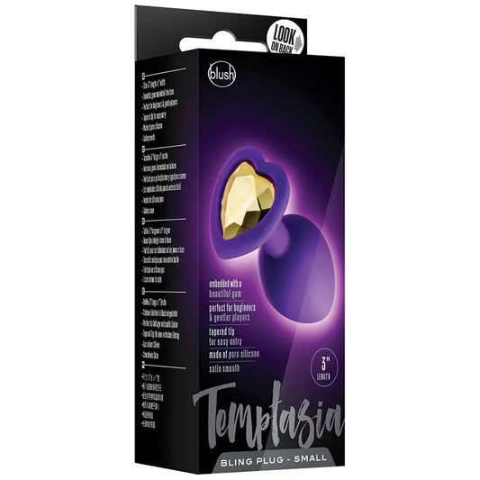 Temptasia Bling Plug-Small Purple My Store