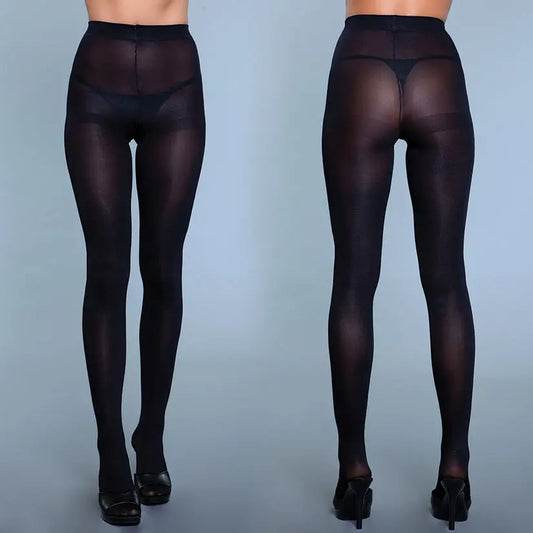 BeWicked Perfect Nylon Pantyhose-Black O/S-Boxed My Store