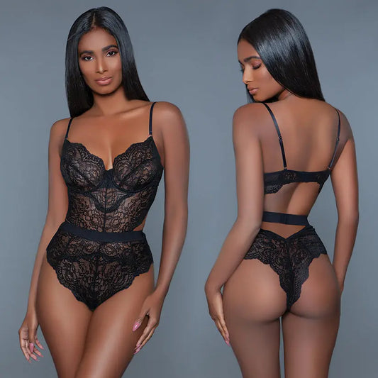Bewicked Bettany Bodysuit-Black Large-Boxed My Store