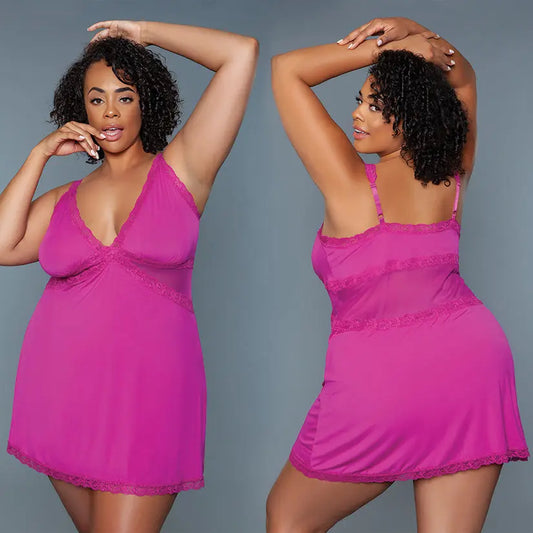 Bewicked Alexi Slip-Pink 2X-Boxed My Store