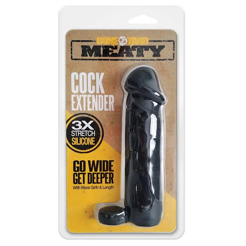 Boneyard Meaty Cock Extender-Black My Store