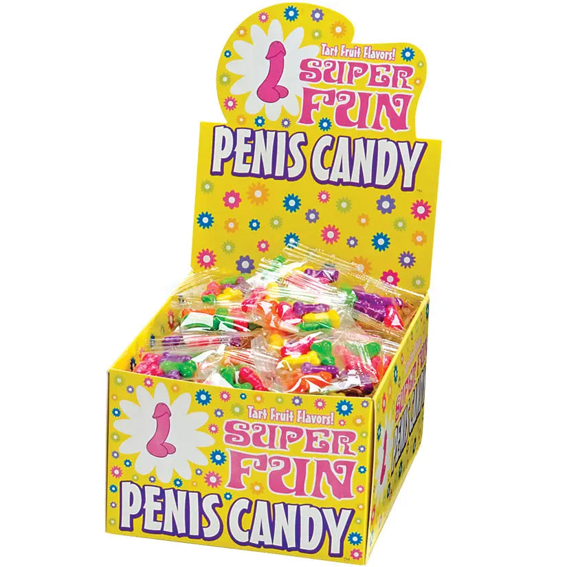 Super Fun Penis Candy Fun Size Individual Packets Display of 100 My Store