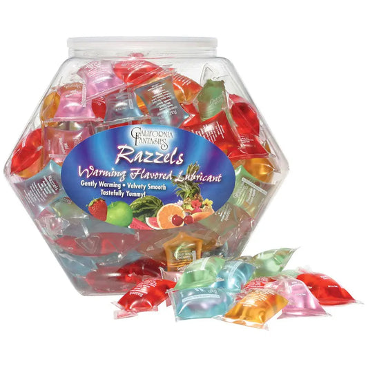 Razzels Warming Lube 10ml Assorted Bowl of 100 My Store