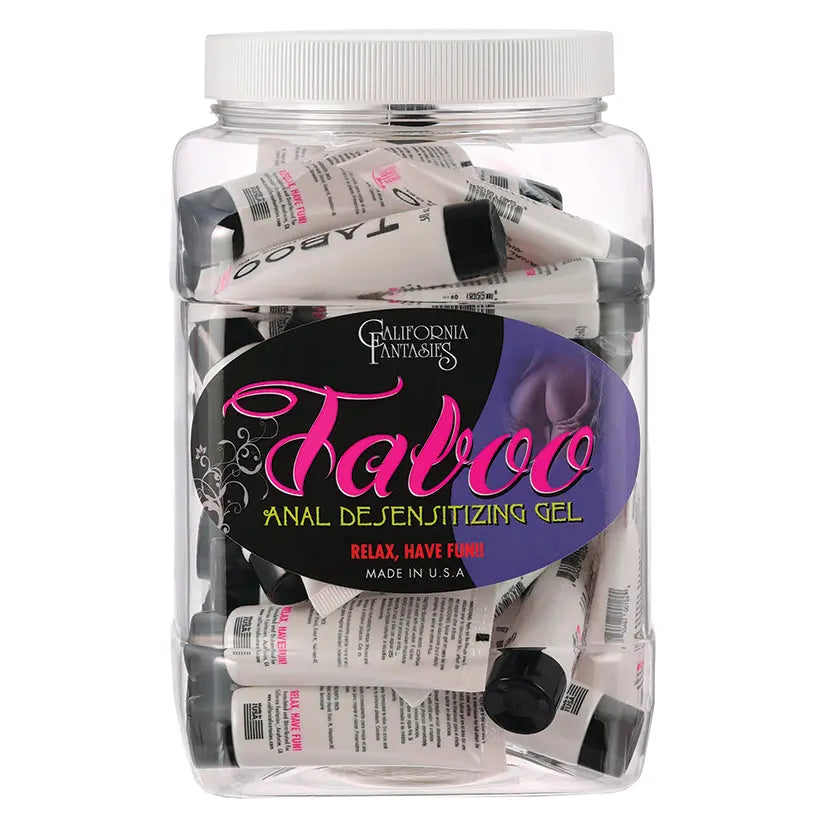 Taboo Anal Desensitizing Gel 0.5oz Tube Bowl of 36 My Store