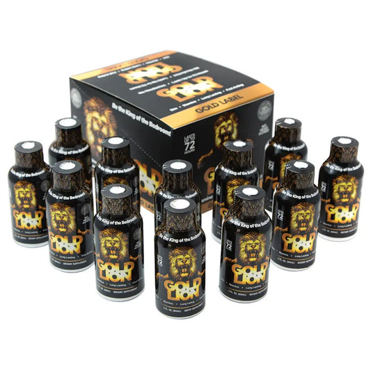 Gold Lion Liquid Shot  Display of 12 My Store